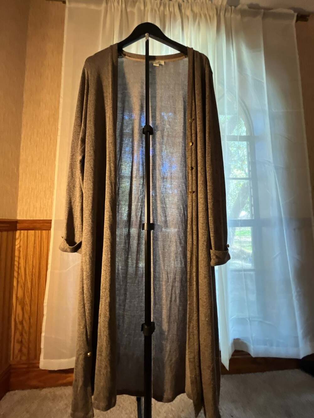 Simply Noelle Open Front Long Cardigan Size S/M